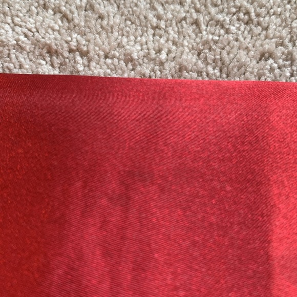 Clutch satin red handbag - Picture 5 of 5